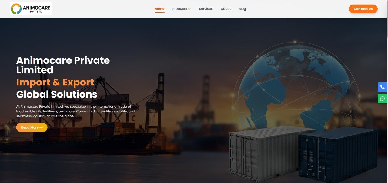 Logistics Website Template